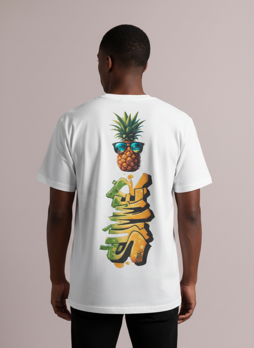 Neon Pineapple Heavyweight Oversized T-Shirt