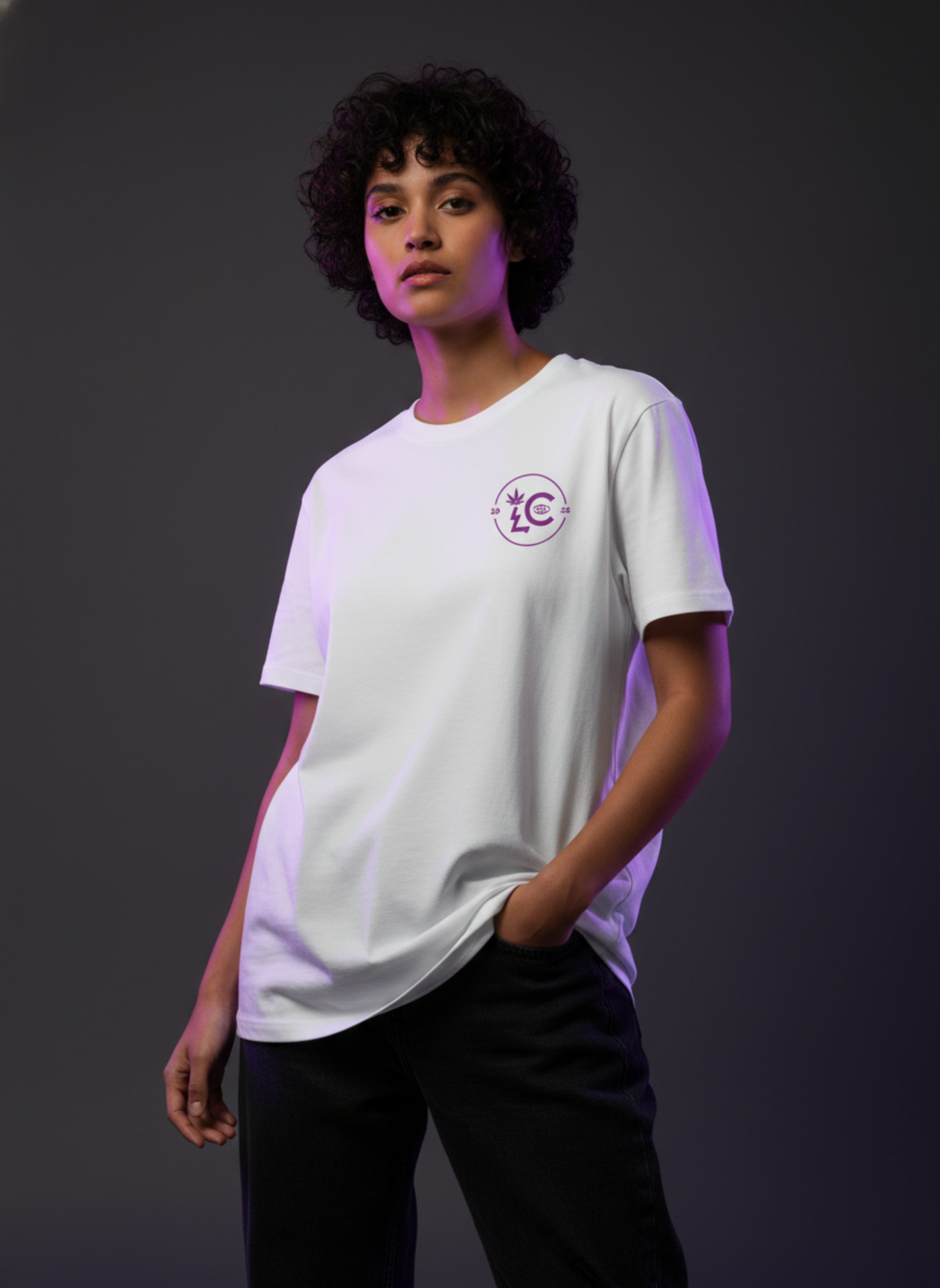 Neon Vapor Oversized Graphic Tee