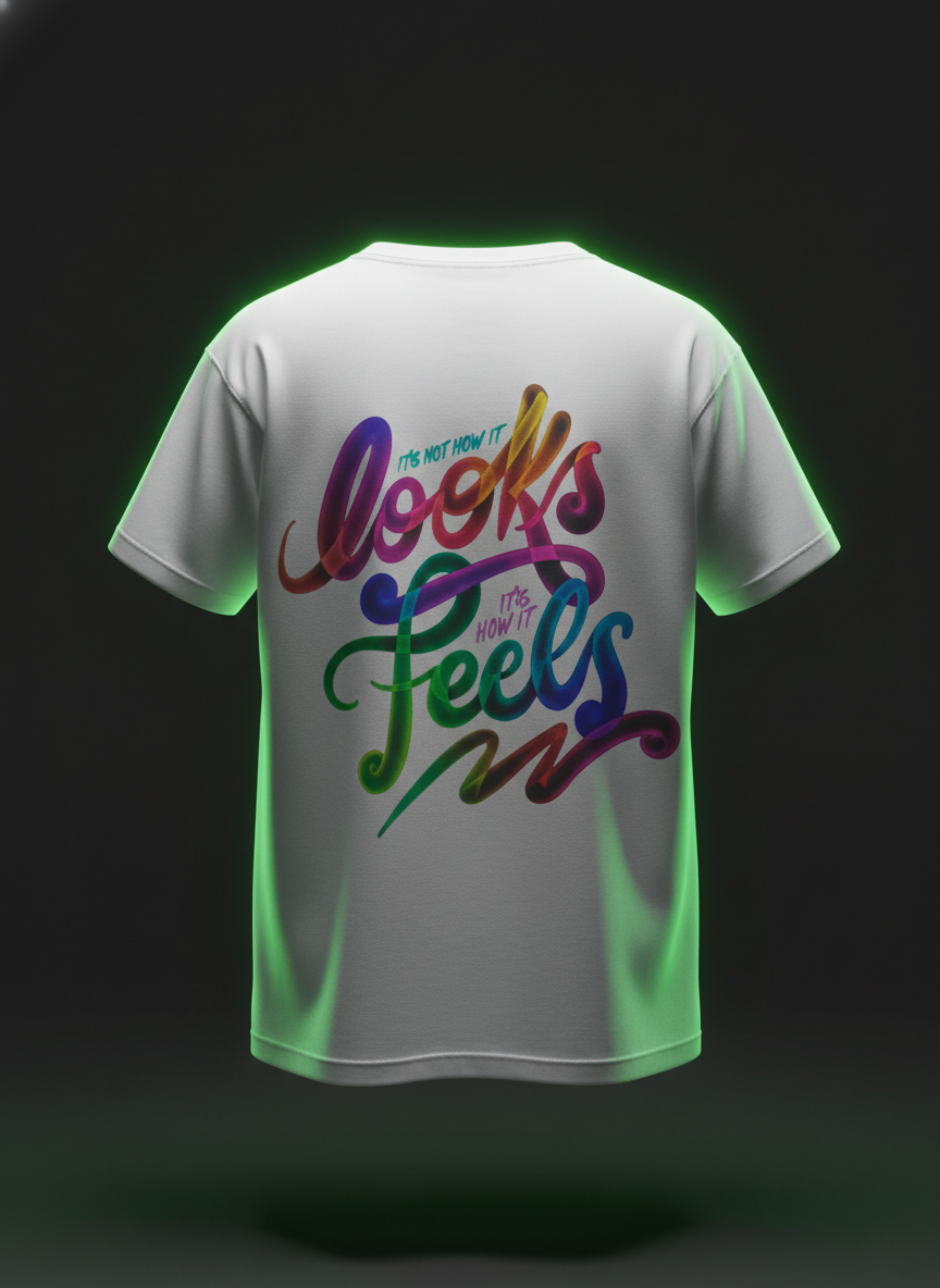 "Looks & Feels" Retro Graffiti Oversized Tee