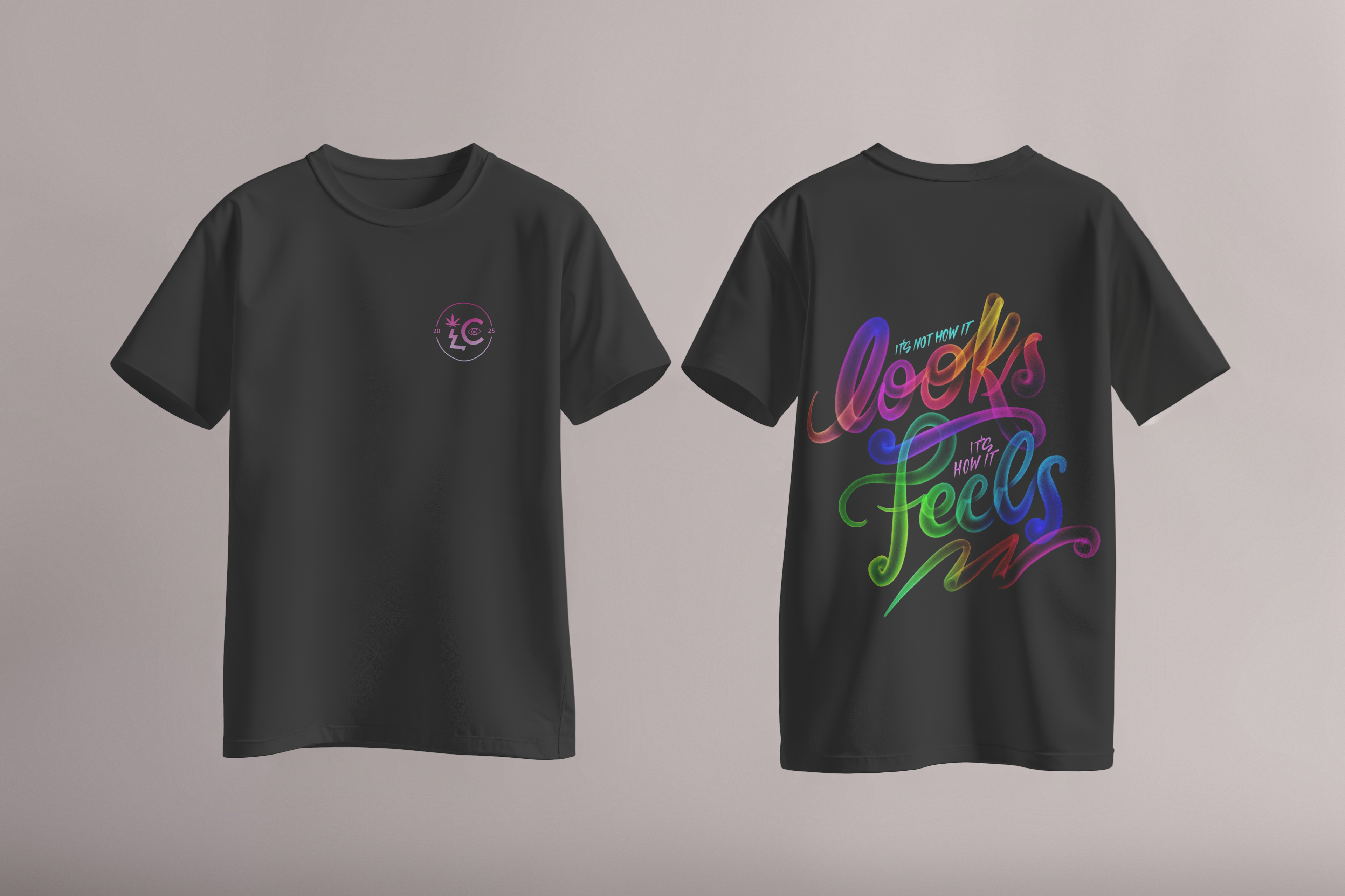 "Looks & Feels" Retro Graffiti Oversized Tee