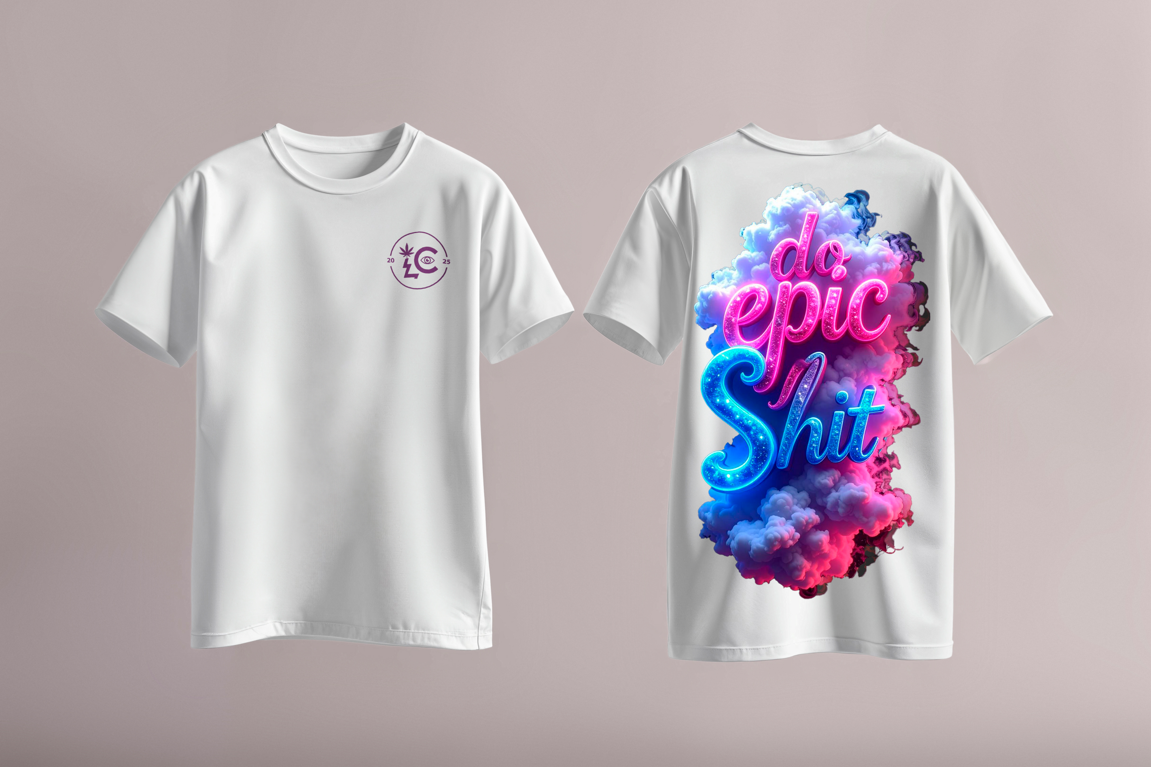 Neon Vapor Oversized Graphic Tee